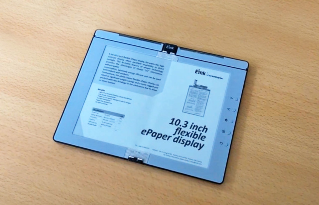 E Ink shows off a foldable e-reader prototype you can take notes on
